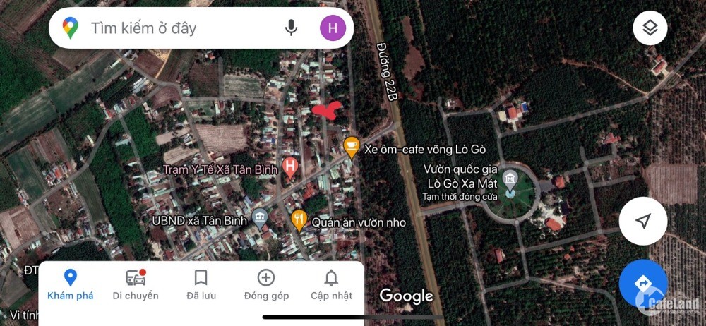 Bán đất KCN phước đông thành phố Tây Ninh