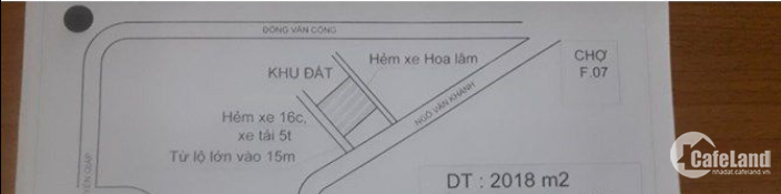 Cần bán đất Võ Văn Khánh Hẻm xe tải 5 tấn .