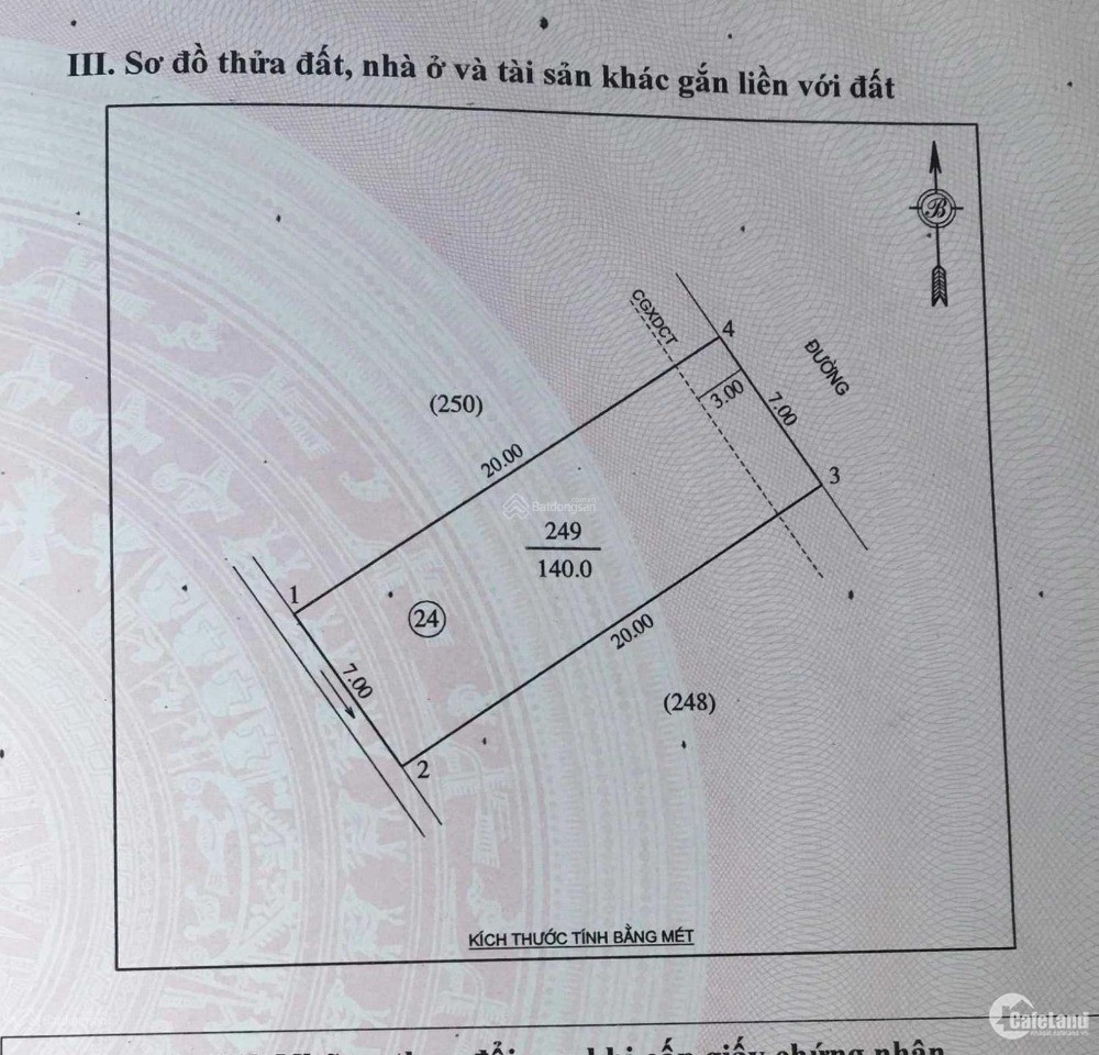 Cần bán nhanh lô đất khu trại chó Hưng Lộc