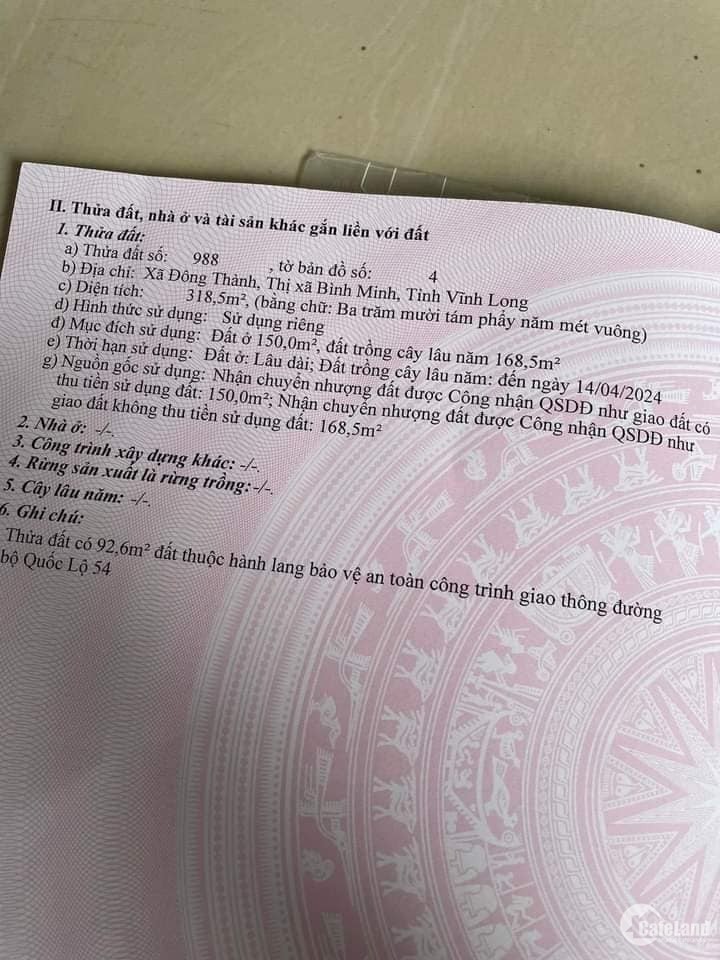 Giờ tìm đâu ra căn nhà 2 mặt tiền quốc lộ 54