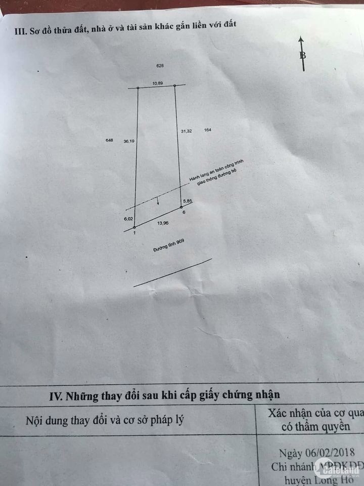 Cần bán mặt tiền kinh doanh 909