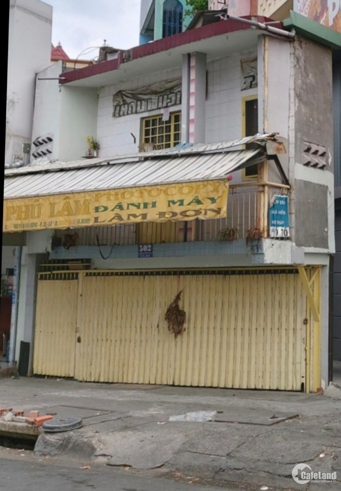 Bán nhà mặt tiền ngay vòng xoay Phú Lâm Quận 6, 1 trệt 1 lầu BTCT