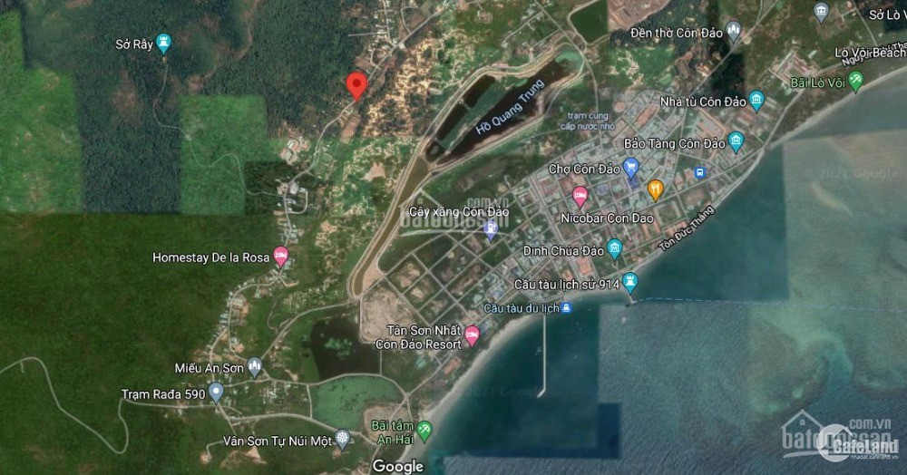 Đất dân Côn Đảo SHR, 122.3m2 Huỳnh Thúc Kháng, MT ngang 8m, giá chỉ 3.1 tỷ