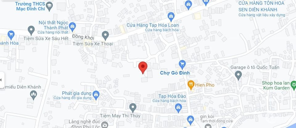 Bán lô đất giá rẻ ở  Phú Lộc  Tây 1 Diên Khánh giá rẻ chỉ có 655tr