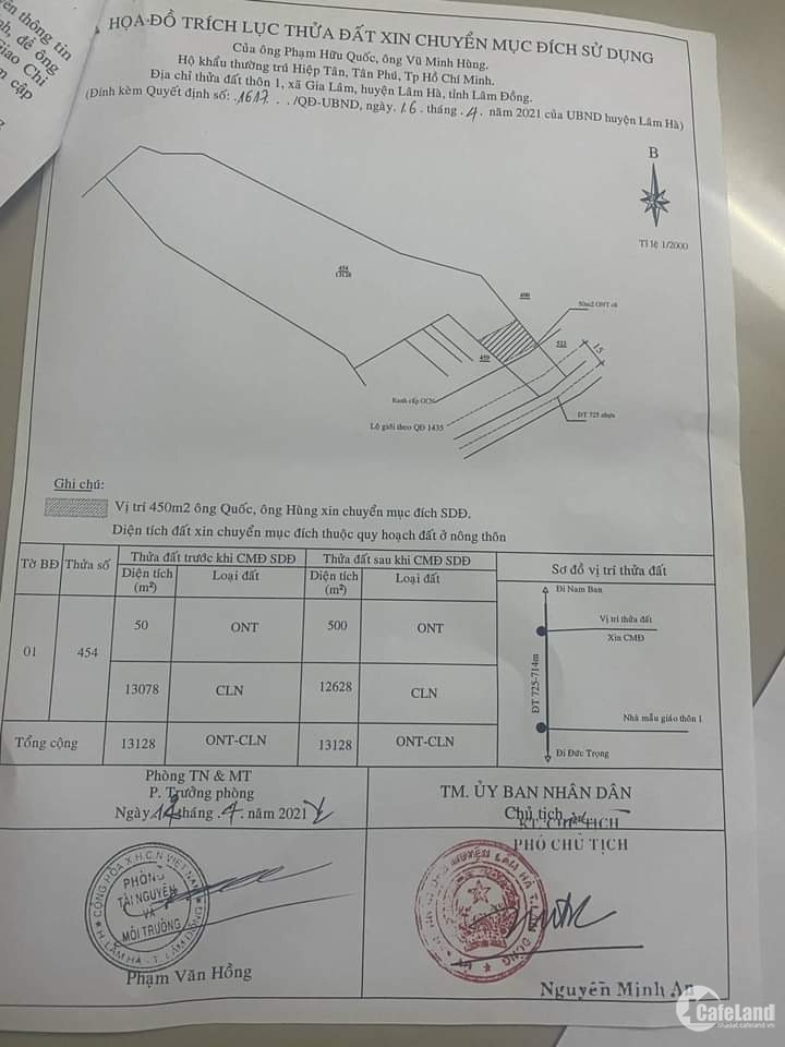 Bán đất đẹp giá 13ty5 có diện tích là 13182m2 có 500m2 đất xây có thương lượng