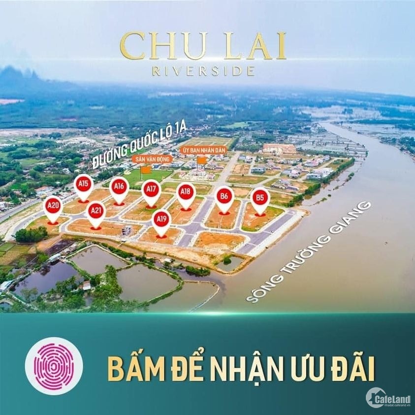Đất nền Sổ đỏ 157m2 QL1A ven sông KCN Bắc Chu Lai