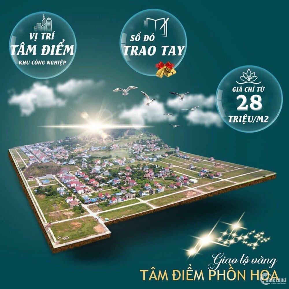 MẢNH ĐẤT VÀNG TRONG LÀNG ĐẦU TƯ - GIỮA 3 KCN LỚN NHẤT THÁI NGUYÊN