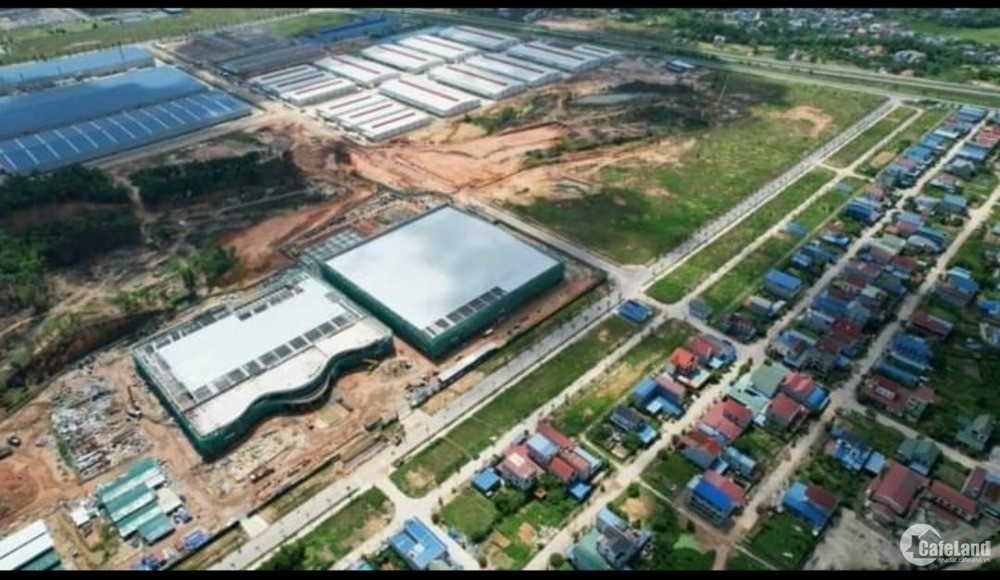 Bán đất nền 2 mặt tiền nhà máy DBG KCN Phổ Yên