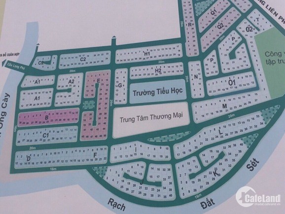 Cần bán lô đất chính chủ dự án Phú Nhuận, phường Phước Long B, Quận 9. Đường 20m