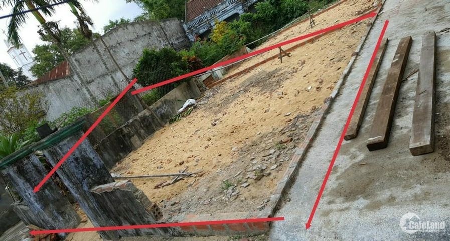 Bán lô đất sau lưng mặt tiền đào tấn ,gần phường đầu năm