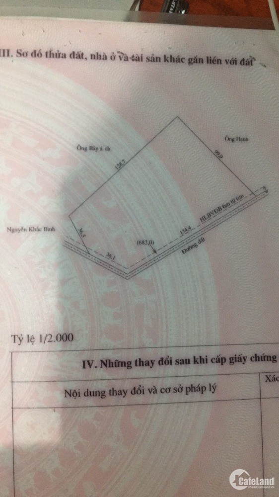 Cần bán 1,05 hecta cao su có 170m mặt tiền quanh đất thuộc huyện Lộc Ninh.