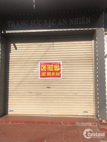 Cho thuê mặt bằng kinh doanh mặt tiền đường Quang Trung Tuyên Quang gần ngã 8