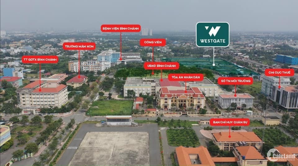 Mở bán block đẹp nhất dự án căn hộ cao cấp West Gate ngay UBND huyện Bình Chánh.