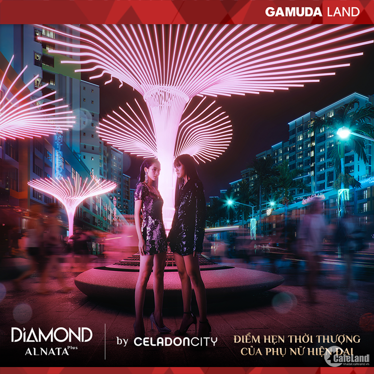 Diamond Alnata Plus Căn góc 85m2  Dự án Celadon City, 5ty074 view công viên