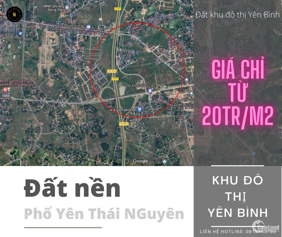 Khu đô thị Yên Bình - Trái tim của TP Phổ Yên - Thái Nguyên