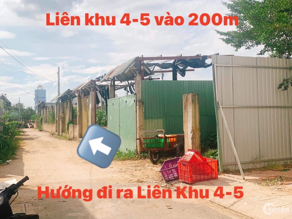 Cần bán đất hẻm 12 đường số 6 , phường BHHB . Quận Bình Tân