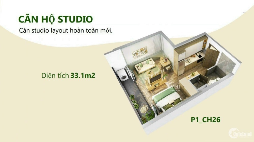 Sở hữu căn Studio độc quyền tòa P1-Pavilion tại Vinhomes Ocean Park chỉ 1,16 tỷ