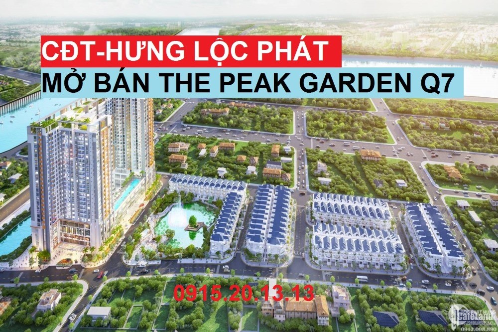 The Peak Garden Căn 2PN,3PN Tặng 3 Chỉ, CK 11.5%, Vay Miễn Lãi Suất 18 Tháng