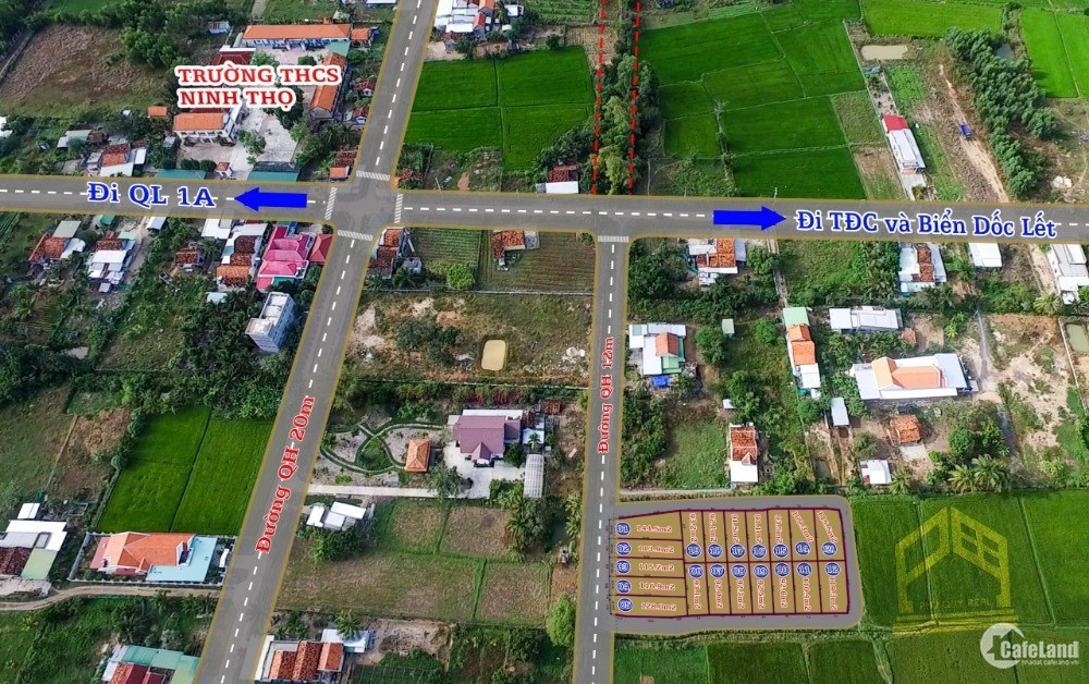 bán đất  Lạc Bình xã Ninh Thọ   Giá chỉ 470tr/lô 93.2m2