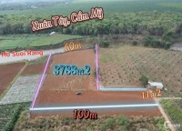 Bán đất mặt tiền hồ Suối Rang 60m, Cẩm Mỹ, Đồng Nai, 3.700m2, 5.1 tỷ (tl)