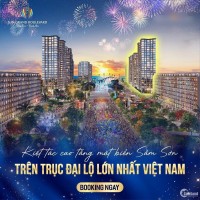 Căn hộ cao cấp view biển Sầm Sơn , quảng trường biển , công viên Sun World