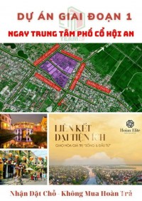 hận đặt chỗ dự án mới Hoian Elite – Quỹ đất Vàng ngay trung tâm phố Cổ Hội An.