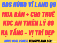 CTY Hùng Vĩ Land Chốt 85m2 An Thiên Lý Giá 6,5 Tỉ