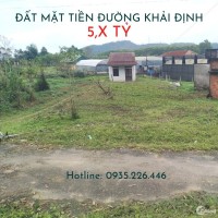 Đất mặt tiền đường Khải Định - giá cả siêu phù hợp đầu tư