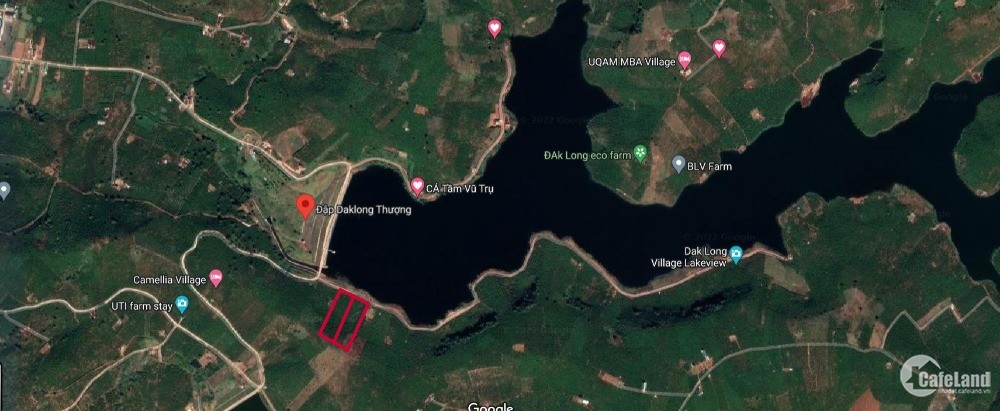 Đất sào nghỉ dưỡng view hồ đường ô tô tại hồ dak long thượng chỉ 1.6 tỷ/ sào