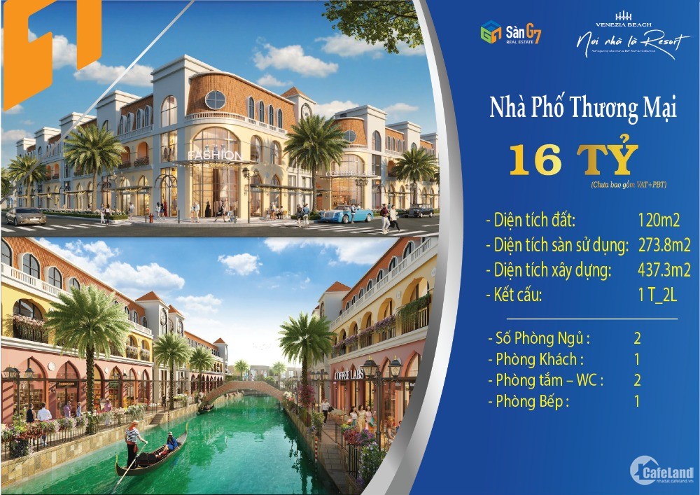 BIỆT THỰ  BIỂN XUYÊN MỘC SỞ HỮU LÂU DÀI, VENEZIA BEACH NƠI NHÀ LÀ RESORT