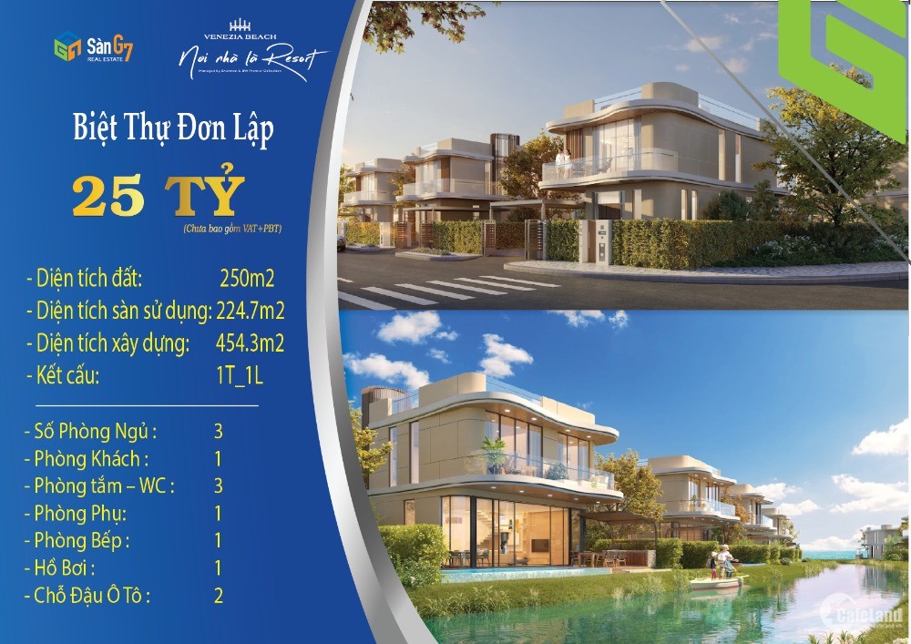 BIỆT THỰ  BIỂN XUYÊN MỘC SỞ HỮU LÂU DÀI, VENEZIA BEACH NƠI NHÀ LÀ RESORT
