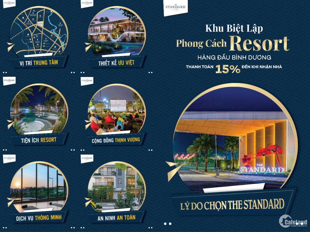 Khu biệt lập phong cách Resort hàng đầu Bình Dương - Thanh toán 15%