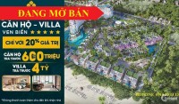 Charm Hồ Tràm Biệt Thự-4 tỷ, Căn hộ-600 Triệu, Shophouse Giao Full Nội Thất