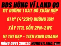 CTY Hùng Vĩ Land Chốt 10.7 tỉ Nhà 1T1L đầu đường 1 PBinh 4x23m