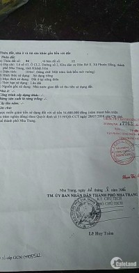 Bán đất TĐC hòn rớ 2 xã Phước Đồng Nha Trang.