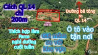 104m mặt suối cách Gia Nghĩa 8km,cách QL14 chỉ 200m,đất thuộc TP