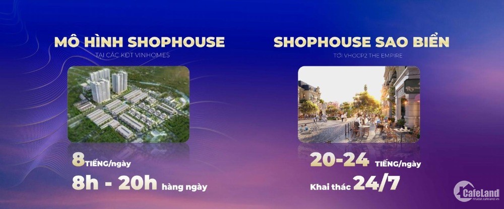 Shophouse Sao biển vị trí đẹp, giá tốt nhất - Vốn chỉ từ 2.5 tỉ+ VC Vinfast