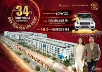 Shophouse mặt đường 60m, 2 mặt tiền, 6 tầng +1 hầm thuận tiện cho vừa ở vừa kinh