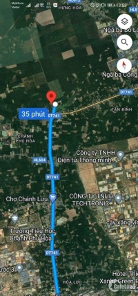 Bán đất Chánh Phú Hòa - Bến Cát  cách đường DDT741 500m, 370m2 giá 980 triệu Shr