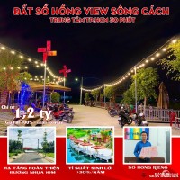 Đất nền view trực diện sông cách trung tâm thành phố đúng 30 phút đi xe.