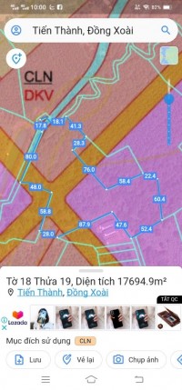 Cần bán 1ha7 đất quy hoạch lên ODT ngay TP Đồng Xoài, Bình Phước
