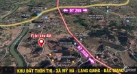 Bán lô đất 128m2, rẻ đẹp gần khu Công Nghiệp Mỹ Hà- Lạng Giang. Chỉ 650tr/lô.