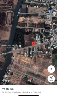 Bán đất mặt tiền Võ Thị Sáu (cách Hùng Vương 100m)