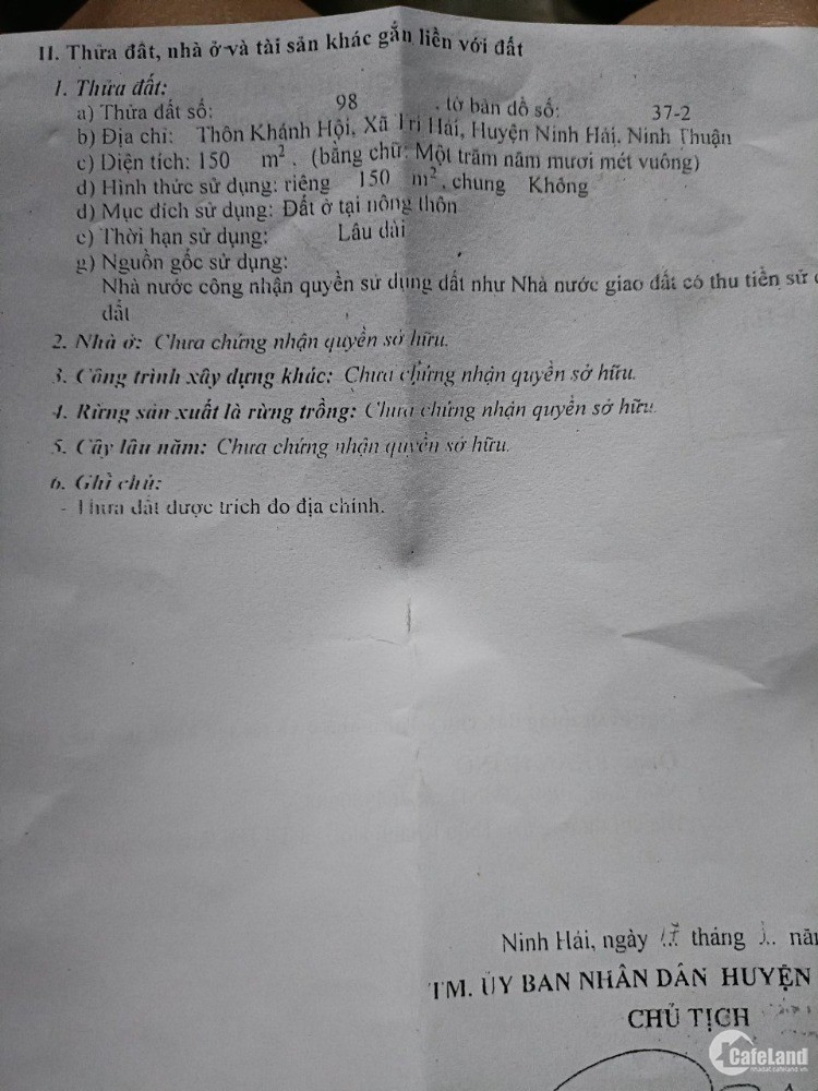 Bán Đất Thổ Cư Chính Chủ ở Khánh Hội 150m2