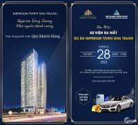 Mở bán giai đoạn 1 căn hộ chung cư cao cấp Imperium Town , căn hộ sở hữu lâu dài