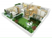 Lumiere Boulevard căn hộ sân vườn 2PN 1WC giá chỉ 3,4 tỷ