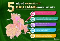 đất nền trung tâm hành chính ql13, bàu bàng, bình dương