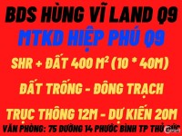 BDS Hùng Vĩ Land [NC] 24 tỉ MT Hiệp Phú 10x40m đất xây tự do 14/07/2022