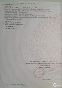 Bán đất ấp Bưng Rò, xã Hoà Hội, MẶT TIỀN ĐƯỜNG NHỰA, 13x30m, giá chỉ 840 triệu