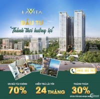 Chỉ thanh toán 30% tại căn hộ Lavita Thuận An 2PN bàn giao nội thất cao cấp.